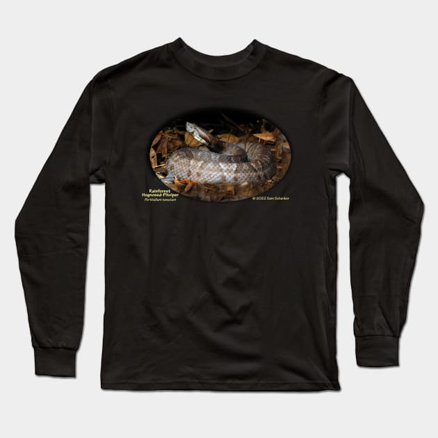 Hognosed Pitviper Long Sleeve T-Shirt by Stone Forest Waters